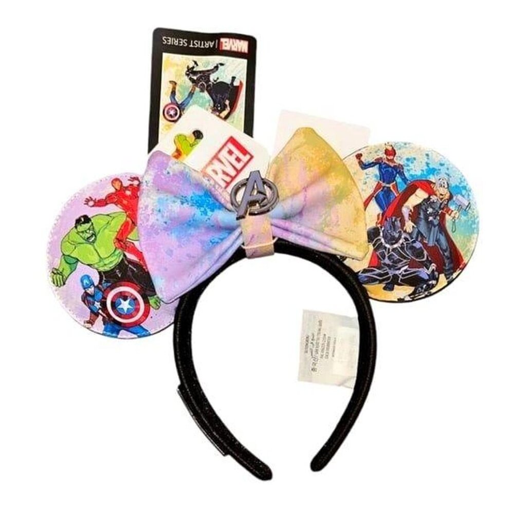 Marvel Loungefly Disney World Mickey Ears Headband - Picture 1 of 6